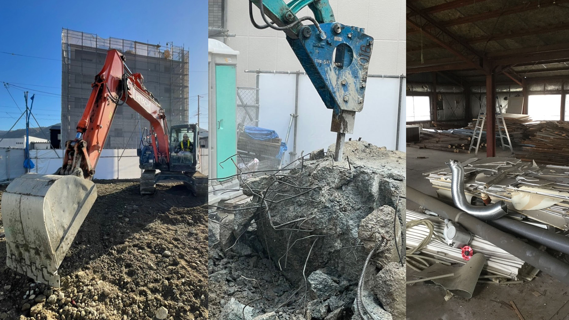 有限会社正建。大阪府寝屋川市において建築基礎、外構、解体工事の下請け業務を中心に行っております。